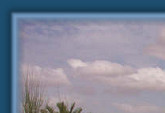 Clouds over the desert