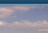 Clouds over the desert