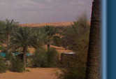 Clouds over the desert
